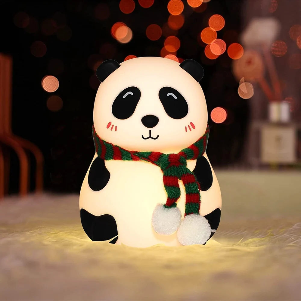 Cute Panda Glow touch night light