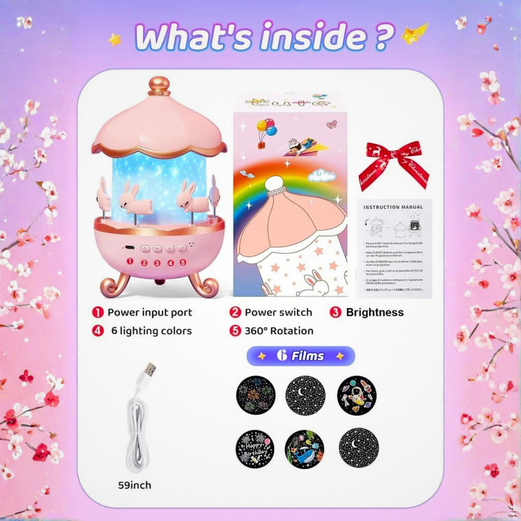 Bunny Night Light Projector