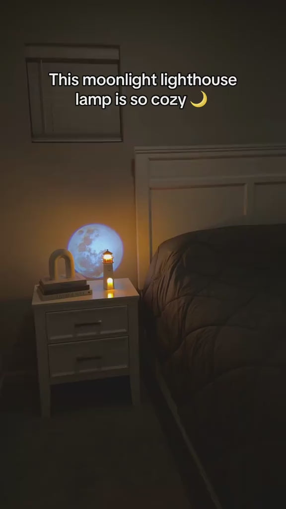 Moon Lighthouse Projector